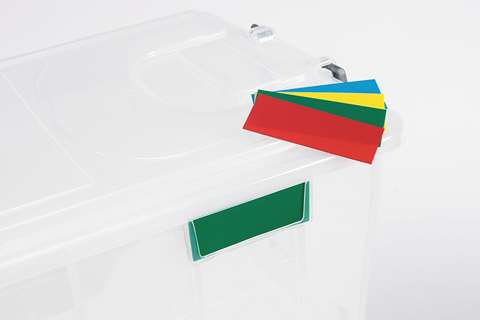 Identification clips set 2x4 colours