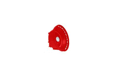 Din 61 screw cap for jerrycan with ventilation - red