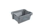 Rotary stacking container 400x300x170 mm bottom and sides perforated