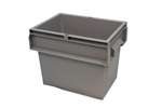Distribution box 400x300x320 mm without lid - grey