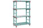 Rack 1000x500x1820 mm 4 shelves - space between: 500 mm