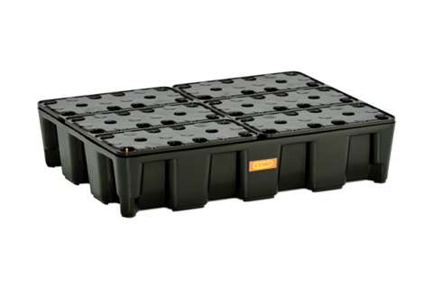 Pe retention bin 25l - rg collection with grid