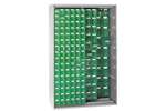Metal wall cabinet 1250x600x2000 mm 266 tilt bins incl. - series 7000