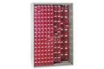 Metal wall cabinet 1250x600x2000 mm 266 tilt bins incl. - series 7000