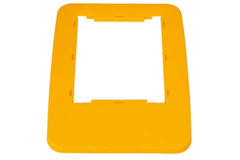 Frame for wsb waste containers yellow