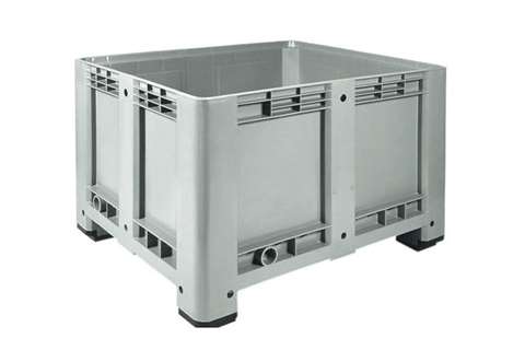 Pallet box - 1200x1000x760 mm closed - 4 feet - 610 l