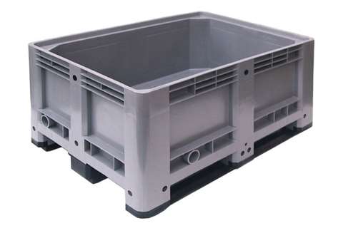 PALLET BOX - 1200X1000X600 MM CLOSED - 3 SKIDS - 430 L
