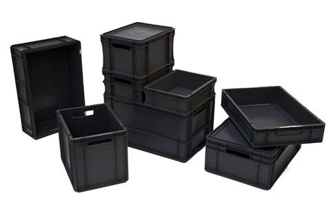 Euronorm stacking crates - recycled