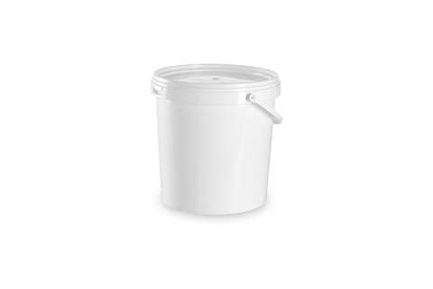 Bucket 11,1l - un approved plastic handle - lid incl.