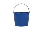Reinforced bucket 12l - with handle blue - tüv/gs
