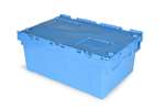 Qubb - Lidded crate 600x400x265mm - 46l facility pro - euronorm - nestable