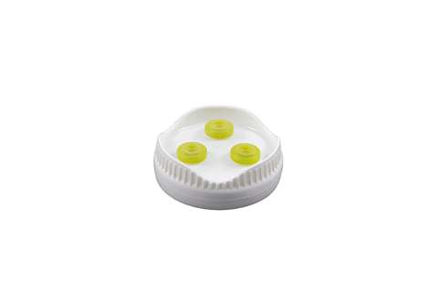 FIFO Bottle - Triple valve dosing cap for portion pal - medium membrane - per piece  FIFO Bottle - Triple valve dosing cap for portion pal - medium membrane - per piece