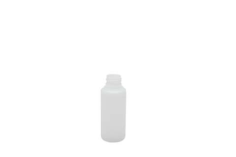 Std. cylindrical bottle - 125ml natural - cap exclusive