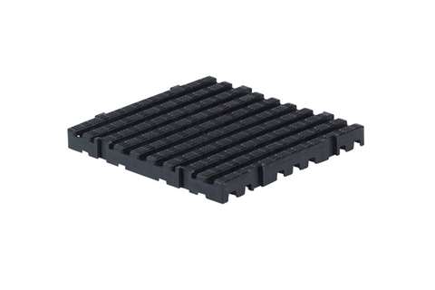 Anti-slip floor tile solid - 500x500x50 mm