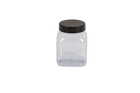 Square container wide opening - 500ml serie 310 pvc/petg