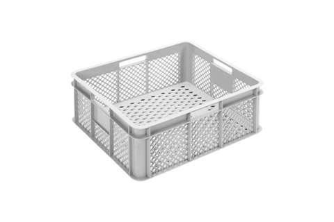 Stacking crate - 18l - multi 400x350x160mm - vented