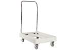 Melform - Smartdolly with chromed handle - 525x750x965mm - 2 swivel castors + 2 fixed castors 