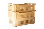 Nestable stacking crate - rota 565x380x320mm - vented