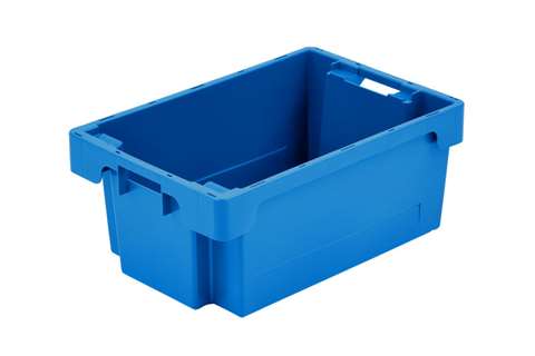 Rotary stacking container 600x400x200 mm bottom and sides closed