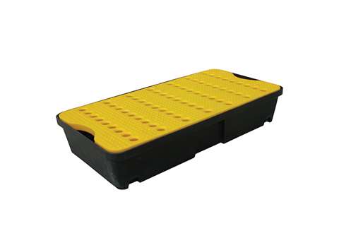 Qubb - Leak tray with grate - 30l - 805x405x155mm  Qubb - Leak tray with grate - 30l - 805x405x155mm