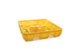 Qubb - LEAK TRAY WITH GRATE - 4 BARRELS - 250L 1380X1290X280MM - NOT FOR DE/AT