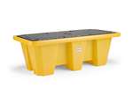 Qubb - Drip tray with grid 250l - 2 drums - 1450x800x505mm - nestable - not for DE/AT 