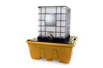 Qubb - SPILLPALLET FOR 1 IBC - 1260 L WITH GRID - NESTABLE