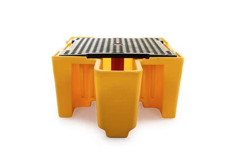 Qubb - Leak tray - 1 IBC container - 1120l - with grate - nestable  Qubb - Leak tray - 1 IBC container - 1120l - with grate - nestable