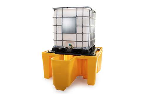 Qubb - Leak tray - 1 IBC container - 1120l - with grate - nestable  Qubb - Leak tray - 1 IBC container - 1120l - with grate - nestable