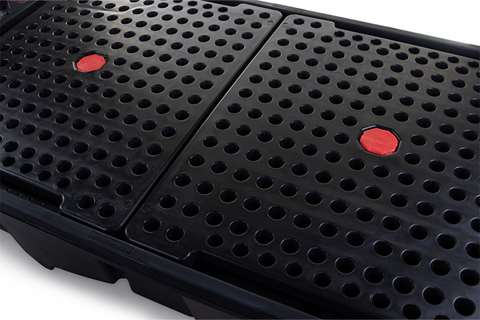 Qubb - Spilltray for 2 ibcs - 1130l - black - with grid - not for DE/AT  Qubb - Spilltray for 2 ibcs - 1130l - black - with grid - not for DE/AT