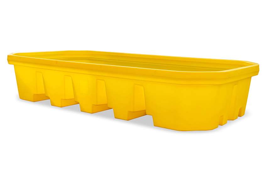 Qubb - Leak tray for under racking - 1100l - 2665x1300x500mm