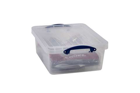 Transparent box incl lid 23,5l 500x395x195mm