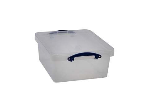 Transparent box incl lid 23,5l 500x395x195mm