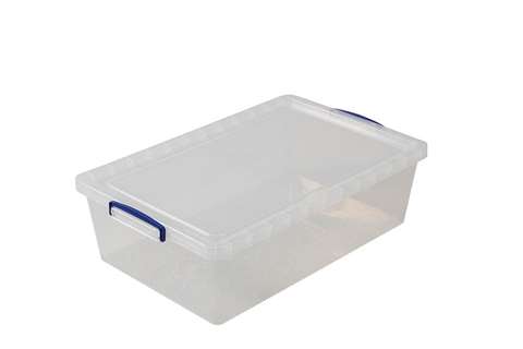Transparent box lid included 695x440x230mm - 43l - nestable
