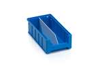 Qubb - Longitudinal divider shelf tray Blue Box - 300x90mm 