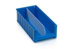 Qubb - Longitudinal divider shelf tray Blue Box - 600x90mm 