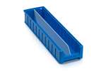 Qubb - Longitudinal divider shelf tray Blue Box - 600x140mm 