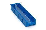 Qubb - Longitudinal divider with cut-outs shelf tray Blue Box - 600x90mm 