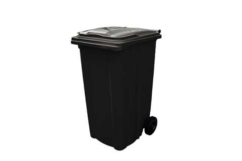 Qubb - Waste container on 2 wheels - 120l  Qubb - Waste container on 2 wheels - 120l