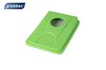 Lid with round opening (plastic/glass) 328 x 453 x 70 mm