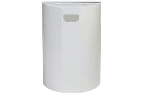 Probbax - Half-round wall bin - 20l - 350x190x495mm - incl. wall mounting  Probbax - Half-round wall bin - 20l - 350x190x495mm - incl. wall mounting