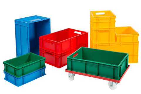 Euronorm stacking containers - colour