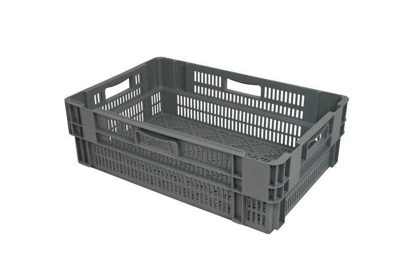 Multifunctional stack/turn crates