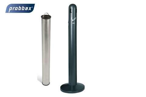 Staande asbak met zware basis - 3l - 900 peuken
