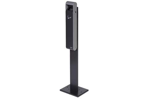 Rectangular wall ashtray 3l - on socle epoxy