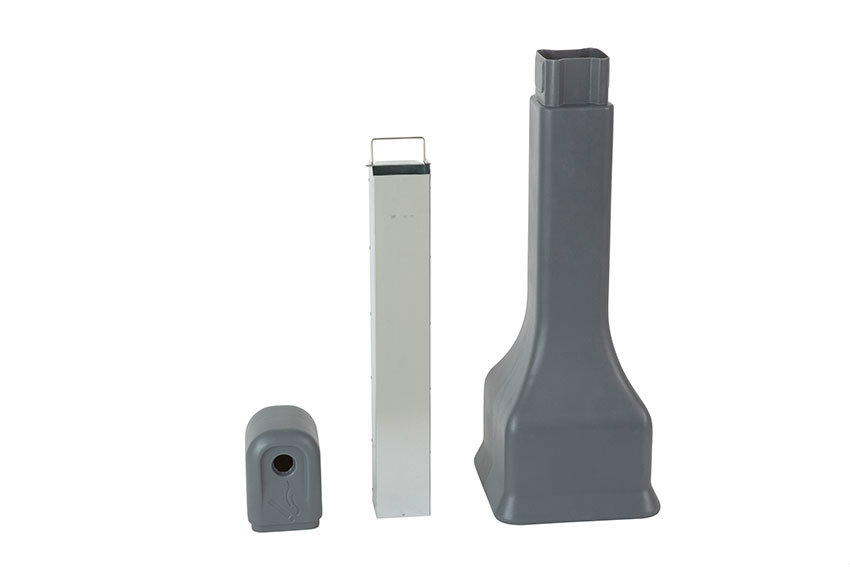 Staande asbak 5,7l - 305x305x980mm 