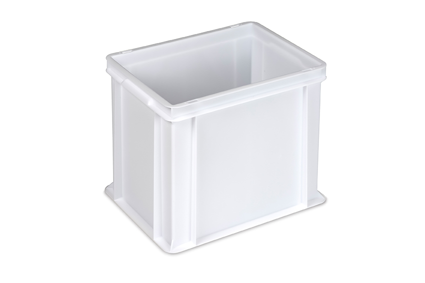 EN stapelbak Food natural 31l - 400x300x320mm - gesloten wanden en bodem - gesloten handgrepen 