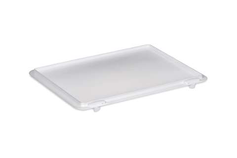 Scharnierend deksel Food natural - 400x300mm - incl. 2 sluitclipsen
