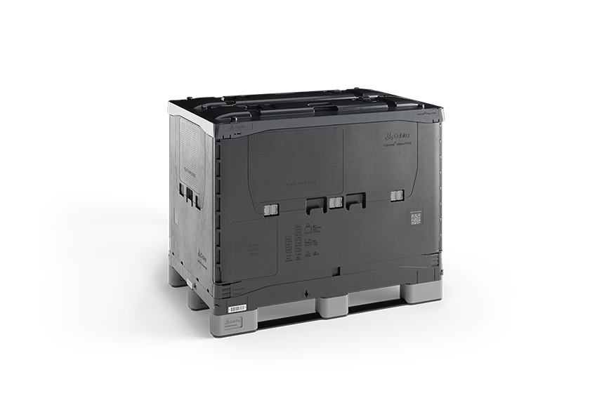 Basefold 708l - 1210x811x988mm - 3 latten - incl. deksel - 2 klapdeuren 