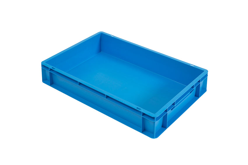 EN Stacking bin Budget Color 20l - 600x400x120mm - closed sides and bottom 